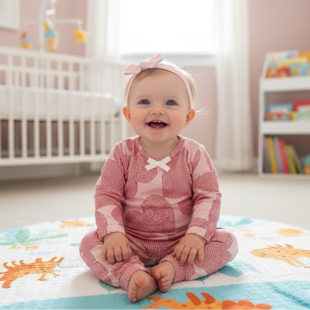 Carter’s - 2 Piece Pink Heart Baby - Outfit 3 months